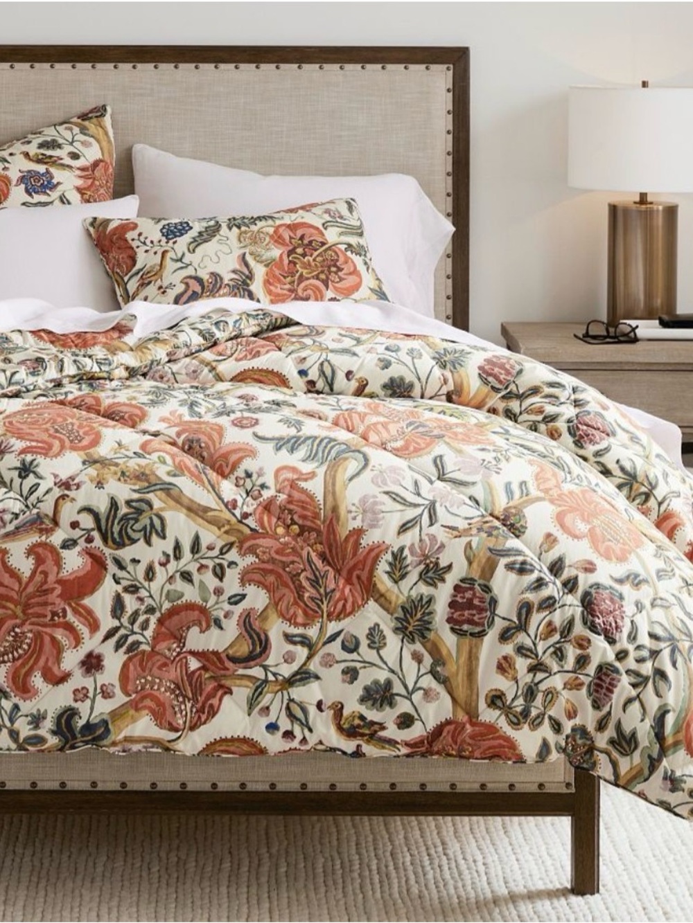 Pottery Barn Eleanor Palempore Percale Comforter